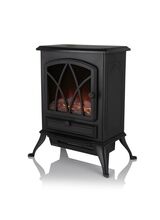 WARMLITE WL46018 2kW Electric Flame Effect Fire Electric Stove Black