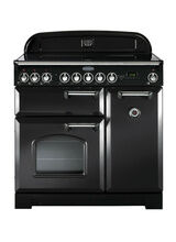 RANGEMASTER CDL90EICB/C Classic 90 Deluxe Induction Charcoal with Chrome Trim