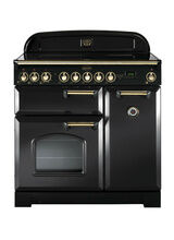 RANGEMASTER CDL90EICB/B Classic 90 Deluxe Induction Charcoal with Brass Trim
