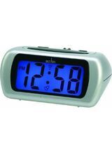 Acctim Auric LCD Alarm Clock Silver CK2342