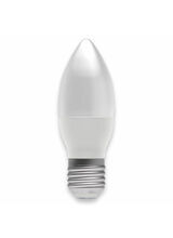 BELL 6 or 7W ES E27 LED Light Bulb Candle Opal Warm White 2700K (40w Equiv)