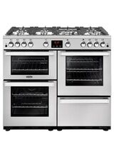 BELLING 444411726 Cookcentre 100G Gas Range Cooker Professional Stainless Steel