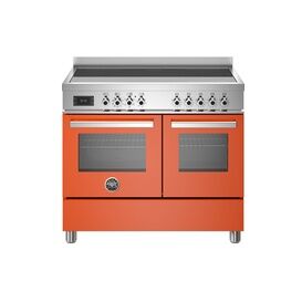 Bertazzoni Professional 100cm Range Cooker Twin Oven Electric Induction Orange PRO105I2EART