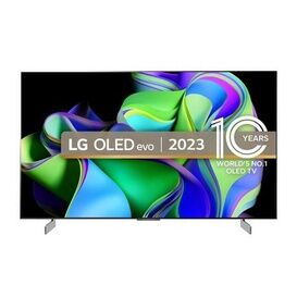 LG OLED42C34LA 42" OLED 4k Smart TV - Dark Titan Silver