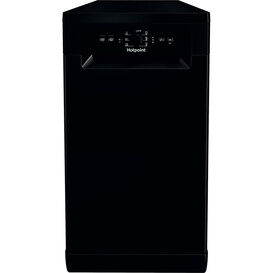HOTPOINT HF9E1B19BUK Slimline Freestanding Dishwasher - Black