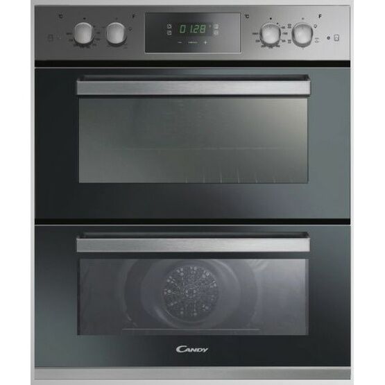 Candy FCI7D405IN Moderna Built-Under Double Oven Stainless Steel