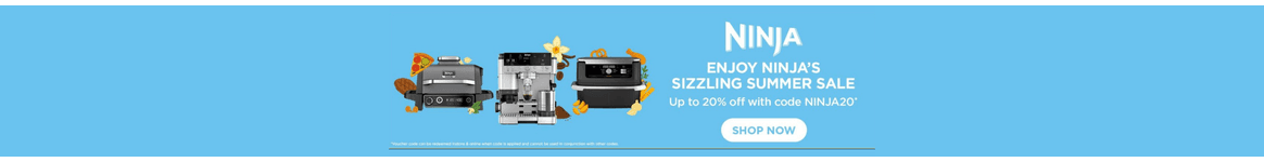 Ninja Summer Sale Save 20% on Selected models