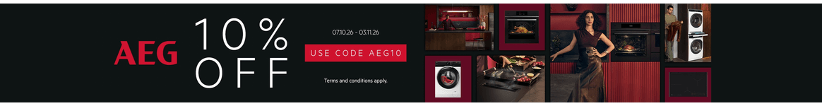 AEG 10% off promotion 7/10/26 - 3/11/26