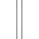 NEFF Z9802PFDY0 Hob Flex Design Kit, 52.6 cm, Deep Black