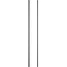 NEFF Z9802PFMY0 Hob Flex Design Kit, 52.6 cm, Metallic Silver