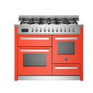 Bertazzoni Professional 110cm Range Cooker XG Oven Dual Fuel Gloss orange PRO116L3EART