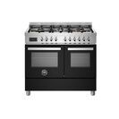 Bertazzoni Professional 100cm Range Cooker Twin Oven Dual Fuel Black PRO106L2ENET