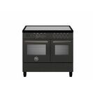 Bertazzoni Professional 100cm Range Cooker Twin Oven EIectric Induction Carbonio PRO105I2ECAT