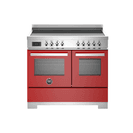 Bertazzoni Professional 100cm Range Cooker Twin Oven EIectric Induction Red PRO105I2EROT2