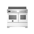 Bertazzoni Professional 100cm Range Cooker Twin Oven Electric Induction White PRO105I2EBIT2