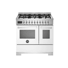 Bertazzoni Professional 90cm Range Cooker Twin Dual Fuel White PRO96L2EBIT2