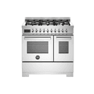 Bertazzoni Professional 90cm Range Cooker Twin Dual Fuel Stainless Steel PRO96L2EXT2