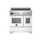 Bertazzoni Professional 90cm Range Cooker Twin Oven Electric Induction White PRO95I2EBIT2