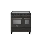 Bertazzoni Professional 90cm Range Cooker Twin Oven EIectric Induction Carbonio PRO95I2ECAT