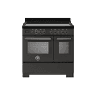 Bertazzoni Professional 90cm Range Cooker Twin Oven EIectric Induction Carbonio PRO95I2ECAT2