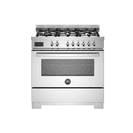 Bertazzoni Professional 90cm Range Cooker Single Oven Dual Fuel Stainless PRO96L1EXT2