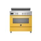 Bertazzoni Professional 90cm Range Cooker Single Oven EIectric Induction Yellow PRO95I1EGIT