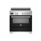 Bertazzoni Professional 90cm Range Cooker Single Oven Electric Induction Black PRO95I1ENET2