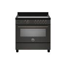 Bertazzoni Professional 90cm Range Cooker Single Oven Electric Induction Carbonio PRO95I1ECAT