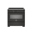 Bertazzoni Professional 90cm Range Cooker Single Oven Electric Induction Carbonio PRO95I1ECAT2
