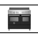 Bertazzoni Master 100cm Range Cooker Twin Oven Induction Black MAS105I2ENEC