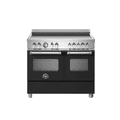 Bertazzoni Master 100cm Range Cooker Twin Oven Induction Black MAS105I2ENEC2
