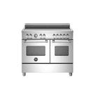 Bertazzoni Master 100cm Range Cooker Twin Oven Induction Stainless Steel MAS105I2EXC2