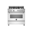 Bertazzoni Master 90cm Range Cooker Single Oven Dual Fuel Stainless MAS95C1EXC