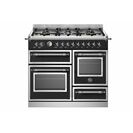 Bertazzoni Heritage 100cm Range Cooker XG Oven Dual Fuel Black HER106L3ENET