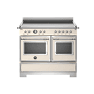 Bertazzoni Heritage 100cm Range Cooker Twin Oven Induction Ivory HER105I2EAVT2
