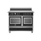 Bertazzoni Heritage 100cm Range Cooker Twin Oven Induction Black HER105I2ENET