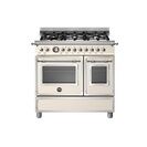 Bertazzoni Heritage 90cm Range Cooker Dual Fuel Gloss Ivory HER96L2EAVT