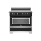 Bertazzoni Heritage 90cm Range Cooker Single Oven Induction Black HER95I1ENET2