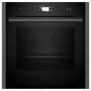NEFF B64VS71G0B N90 Slide and Hide Built-In Electric Single Oven with Added Steam Function Graphite-Grey
