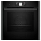 NEFF B64CT73G0B N90 Slide and Hide Built-In Electric Single Oven Graphite-Grey