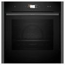 NEFF B64FS31G0B N90 Built In Slide &amp; Hide Single Oven with Steam Function Graphite-Grey
