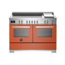 Bertazzoni Professional 120cm Range Cooker Induction Fuel Orange PRO125I2EART2