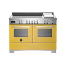 Bertazzoni Professional 120cm Range Cooker Twin Induction Yellow PRO125I2EGIT2