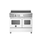 Bertazzoni Master 100cm Range Cooker Twin Oven Induction White MAS105I2EBIC2