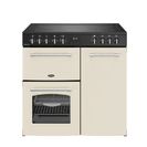 BELLING 444411818 Farmhouse 90cm Electric Range Cooker - Cream