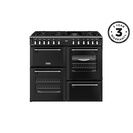 STOVES 444411856 Richmond 100cm Dual Fuel Range - Black