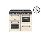 STOVES 444411872 Richmond Deluxe 100cm Dual Fuel Range Cooker - Cream
