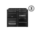STOVES 444411876 Richmond Deluxe 110cm Dual Fuel Range Cooker - Black