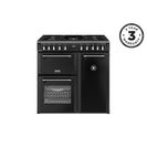 STOVES 444411867 Richmond Deluxe 90cm Dual Fuel Range Cooker - Black
