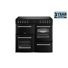 BELLING 444411826 Farmhouse 100cm Electric Range - Black